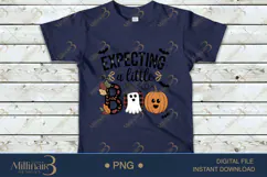 Expecting a Little Boo PNG |Halloween Pregnancy Announcemen Product Image 4