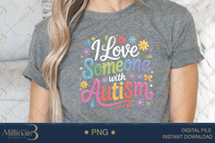 I Love Someone With Autism PNG | Puzzle Piece Autism Aware Product Image 5