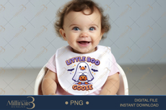 Little Boo Goose PNG, Cute Halloween Goose PNG, Ghost Goose Product Image 5