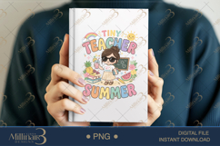 Tiny Teacher Summer PNG Cute Teacher Clipart | Back to Schoo Product Image 5