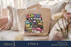 School Is In Session Send Coffee PNG, Funny Teacher Back to Product Image 5