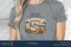 Quiet People Club PNG, Introvert Goose Sublimation Design, Product Image 5