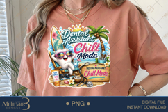Dental Assistant Chill Mode PNG, Funny Summer Dental Assista Product Image 5