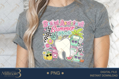 Dental Assistant Summer Mode PNG, Cute Retro Dental Sublimat Product Image 5