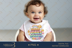 Good Vibes Little Kid PNG, Rainbow Sunshine Cute Clipart Product Image 5