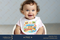 Chillin In The Sun PNG, Cute Kawaii Summer Beach Clipart wit Product Image 5