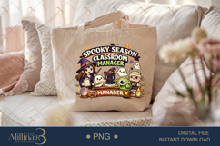 Spooky Season Classroom Manager PNG, Cute Halloween Teacher Product Image 5