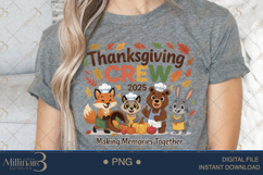 Thanksgiving Crew 2025 PNG |High Res Sublimation Design Product Image 5