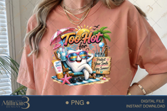 Too Hot for Cavities PNG, Funny Dental Assistant Summer Desi Product Image 5