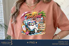 Too Hot for Cavities PNG, Funny Dental Assistant Summer Desi Product Image 5
