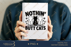 Nothin’ Butt Cats PNG | Funny Cat Behind Clipart Product Image 5