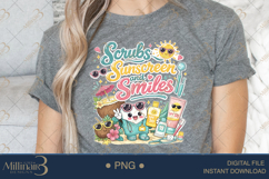 crubs Sunscreen and Smiles PNG, Cute Summer Healthcare Subli Product Image 5