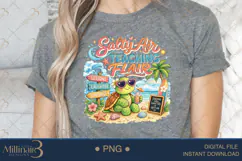 Salty Air Teaching Flair PNG Funny Teacher Summer Clipart | Product Image 5