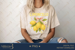 Limoncello PNG | Chic Summer Goose Clipart with Lemon Vibes Product Image 5