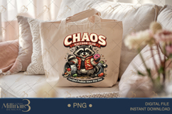Chaos Raccoon Club PNG, Funny Raccoon Sublimation Design, Ce Product Image 5