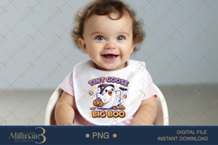 Tiny Goose Big Boo PNG, Cute Halloween Goose PNG, Ghost Goos Product Image 5