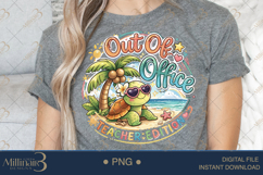 Out Of Office Teacher Edition PNG Funny Teacher Summer Clipa Product Image 5