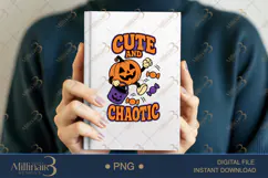 Cute and Chaotic PNG, Funny Chaos Quote Design, Playful Subl Product Image 6