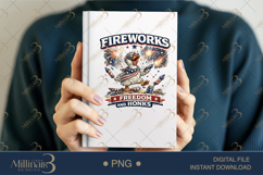 Fireworks Freedom and Honks PNG, Funny Patriotic Goose Subli Product Image 6