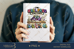 The Hall Pass Factory PNG, Funny Teacher Classroom Design, C Product Image 6
