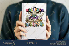 The Hall Pass Factory PNG, Funny Teacher Classroom Design, C Product Image 6