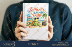 Salty Air Teaching Flair PNG Funny Teacher Summer Clipart | Product Image 6