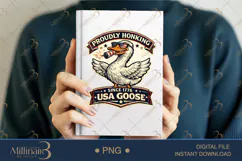 Proudly Honking Since 1776 PNG, Funny Patriotic Goose Sublim Product Image 6