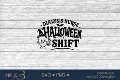 Dialysis Nurse Halloween Shift SVG PNG, Cute Renal Nurse Hal Product Image 6