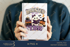 Haunted by My TBR PNG, Cute Halloween Book Lover Design, Rea Product Image 6