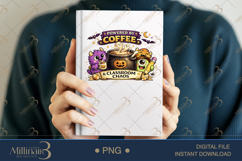 Powered By Coffee And Classroom Chaos PNG, Funny Halloween Product Image 6