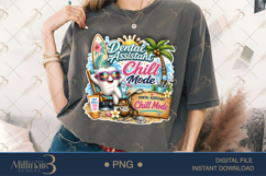 Dental Assistant Chill Mode PNG, Funny Summer Dental Assista Product Image 6