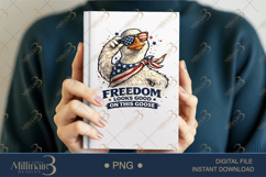 Freedom Looks Good On This Goose PNG, Funny Patriotic Goose Product Image 6