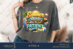 Summer Starts After The Last Patient PNG, Funny Nurse Summer Product Image 6