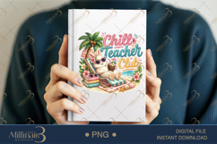 Chill Teacher Club PNG Cute Teacher Summer Clipart | Beach B Product Image 6