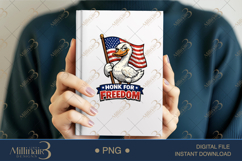 Honk For Freedom PNG, Funny Patriotic Goose Sublimation Desi Product Image 6