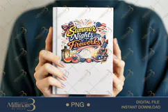 Summer Nights and Fireworks PNG, Patriotic Summer Sublimatio Product Image 6