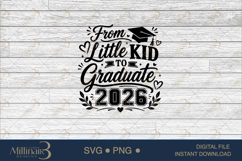 From Little Kid to Graduate 2026 SVG PNG, Graduation Memory Product Image 6
