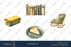 Booklover Springtime Clipart Product Image 1