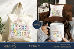 Hapeep Easter PNG, Crochet Easter Sublimation Design, Cute P Product Image 6