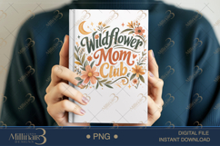 Wildflower Mom Club PNG, Retro Floral Mama Design, Boho Wild Product Image 6