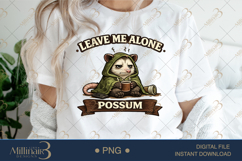 Leave Me Alone Possum PNG, Funny Introvert Possum Sublimatio Product Image 6