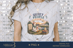 Quiet People Club PNG, Introvert Goose Sublimation Design, Product Image 6