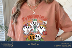 ICU Boo Boo Crew PNG |Funny Halloween Nurse Product Image 6