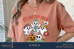 ICU Boo Boo Crew PNG |Funny Halloween Nurse Product Image 6
