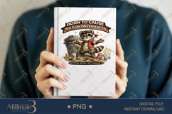 Born to Cause Mild Inconveniences PNG, Funny Raccoon Digital Product Image 5