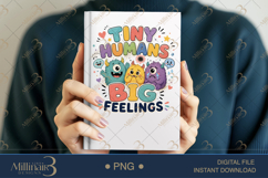 Tiny Humans Big Feelings PNG, Cute Social Emotional Learning Product Image 6