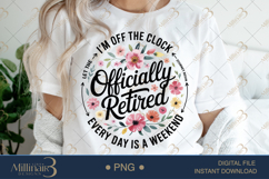 Funny Retirement Officially Retired 2026 PNG Bundle Product Image 7