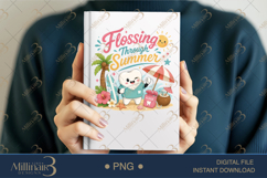 Flossing Through Summer PNG, Cute Dental Assistant Summer Su Product Image 6