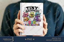 Tiny Backpacks Big Personalities PNG, Funny Teacher Back to Product Image 6