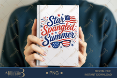Star Spangled Summer PNG, Patriotic Summer Sublimation Desi Product Image 6